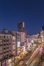 BirdÃ¢â¬â¢s view of the Japanese youth culture fashionÃ¢â¬â¢s district crossing intersection of Harajuku Laforet named champs-ÃÂ©lysÃÂ©es